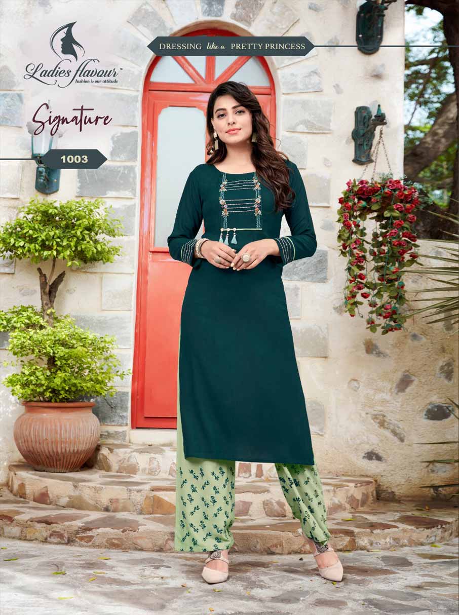 Signature Vol 3 Rayon Printed Kurti Catalogue Signature Vol 3 Rayon Printed Kurti Catalogue